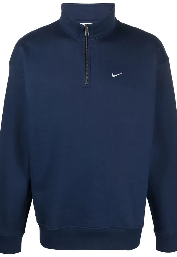 Nike tröja med dragkedja - Blå
