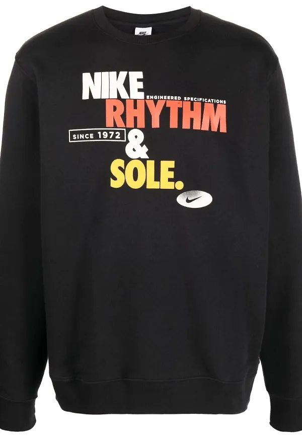 Nike tröja med grafiskt tryck - Svart