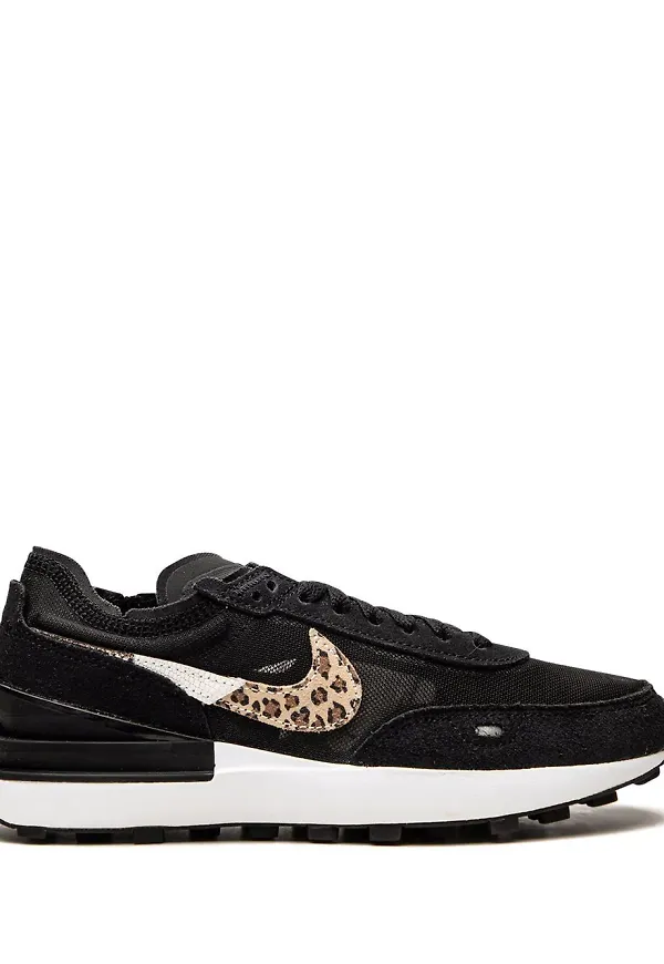 Nike Waffle One sneakers Black Leopard - Svart