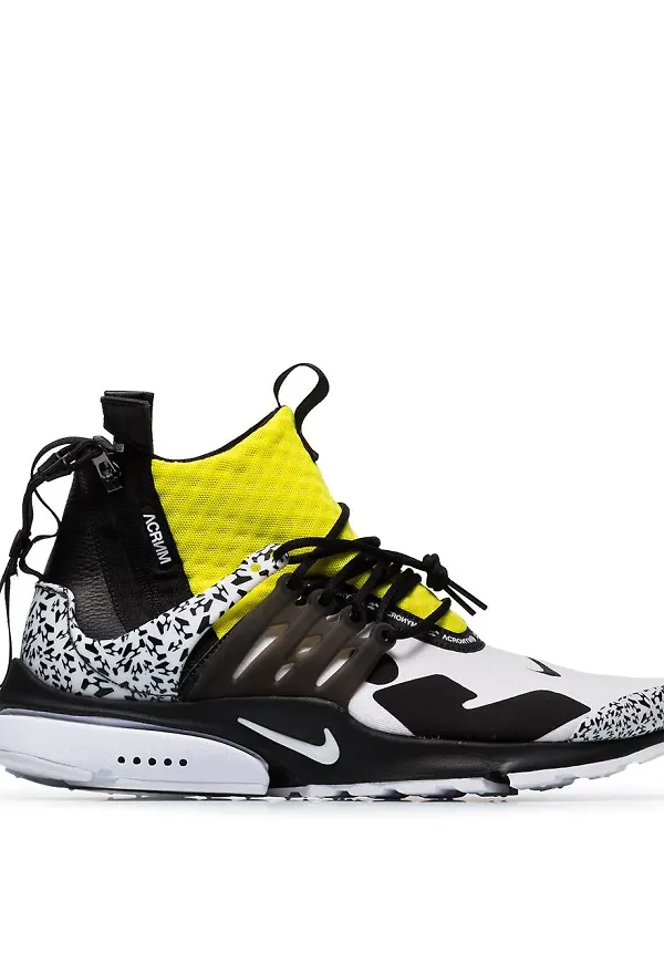 Nike x Acronym Presto lädersneakers - Svart