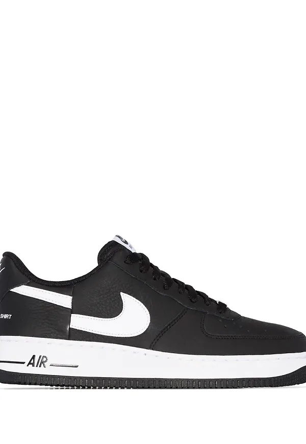 Nike X Comme des Garçons X Supreme Air Force 1 Sneakers - BLACK/WHITE