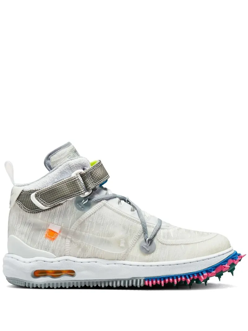 Nike X Off-White Air Force 1 höga sneakers - Vit