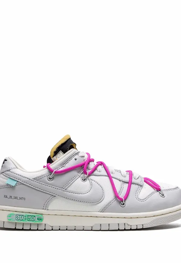 Nike X Off-White x Off-White Dunk låga sneakers - Grå