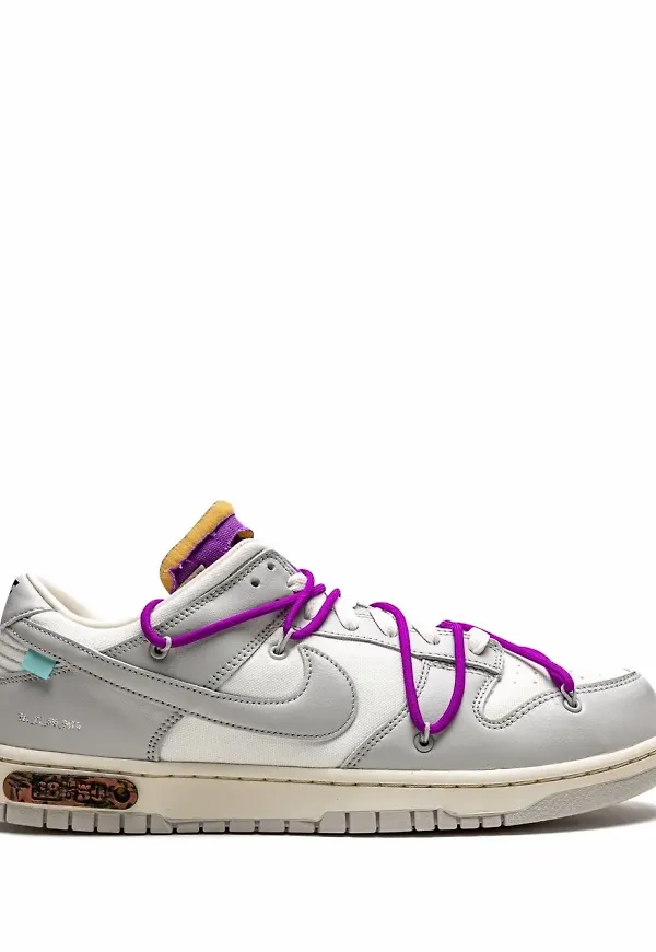 Nike X Off-White x Off-White Dunk låga sneakers - Grå