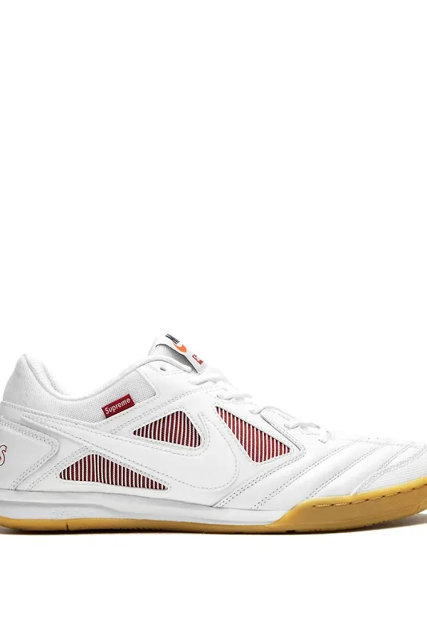 Nike x Supreme sneakers med paneler - Vit