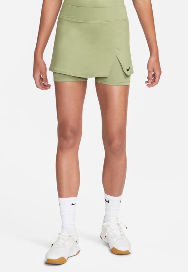 NikeCourt Dri-FIT Victory tenniskjol för kvinnor - Grön