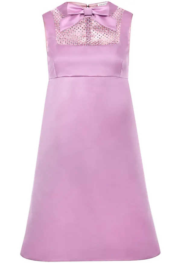 Nina Ricci klänning med rosett - Rosa – Farfetch