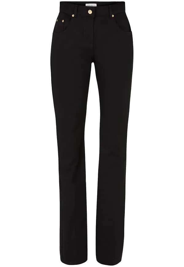 Nina Ricci slim fit-jeans - Svart