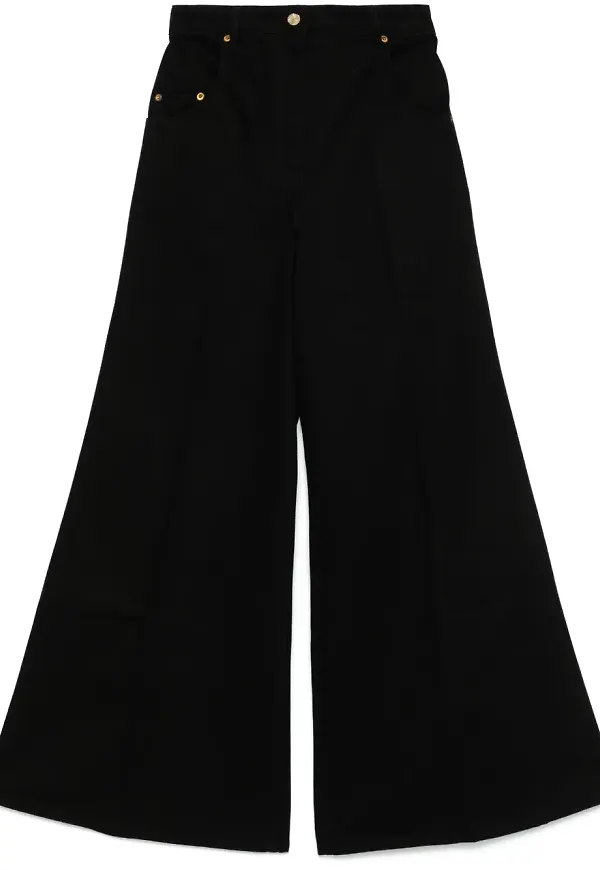 Nina Ricci wide leg-jeans - Svart