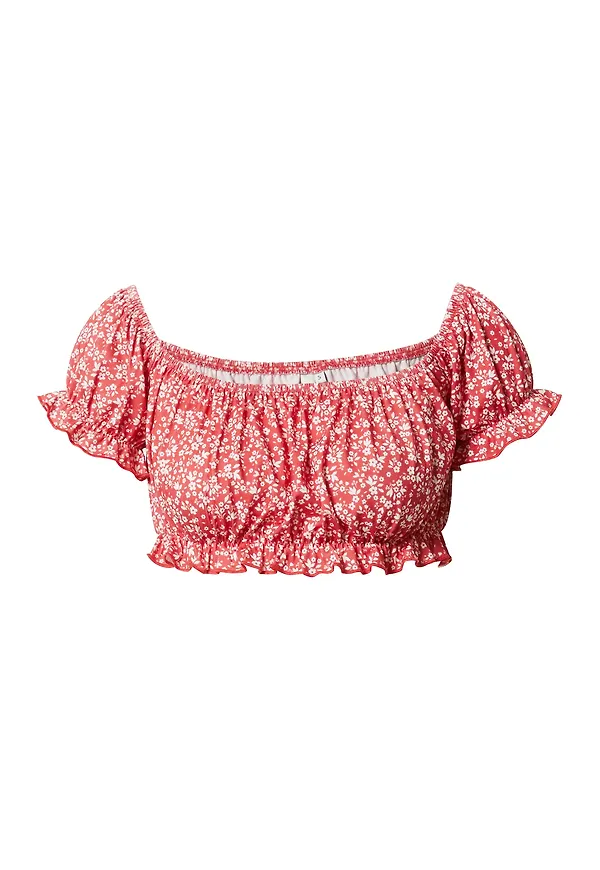 NLY by Nelly T-shirt röd / vit