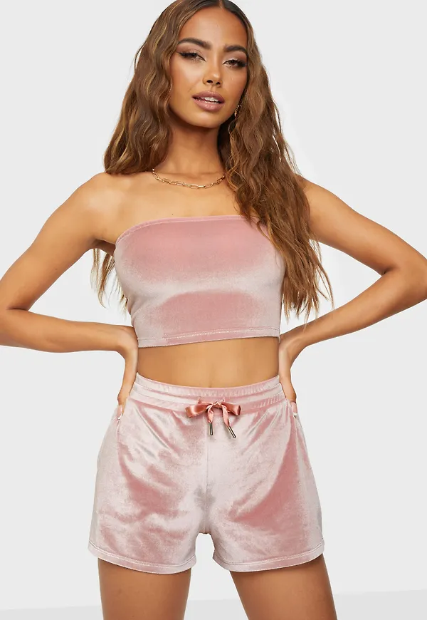 NLY One - Byxor & Shorts - Velour Hot Pant - Byxor & Shorts