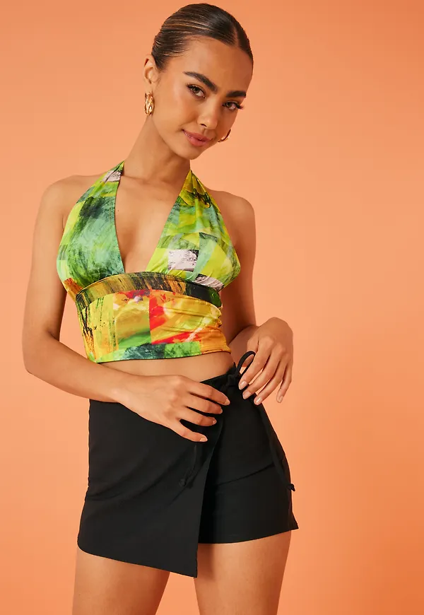 NLY One - Minikjolar - Tie Side Skort - Kjolar - miniskirts