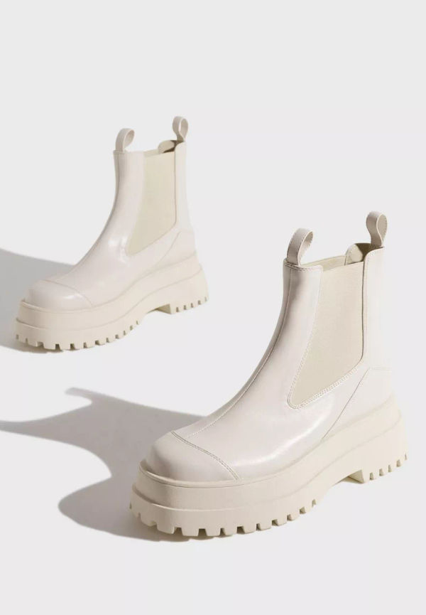 NLY Shoes - Cream - All Day Chelsea Boot