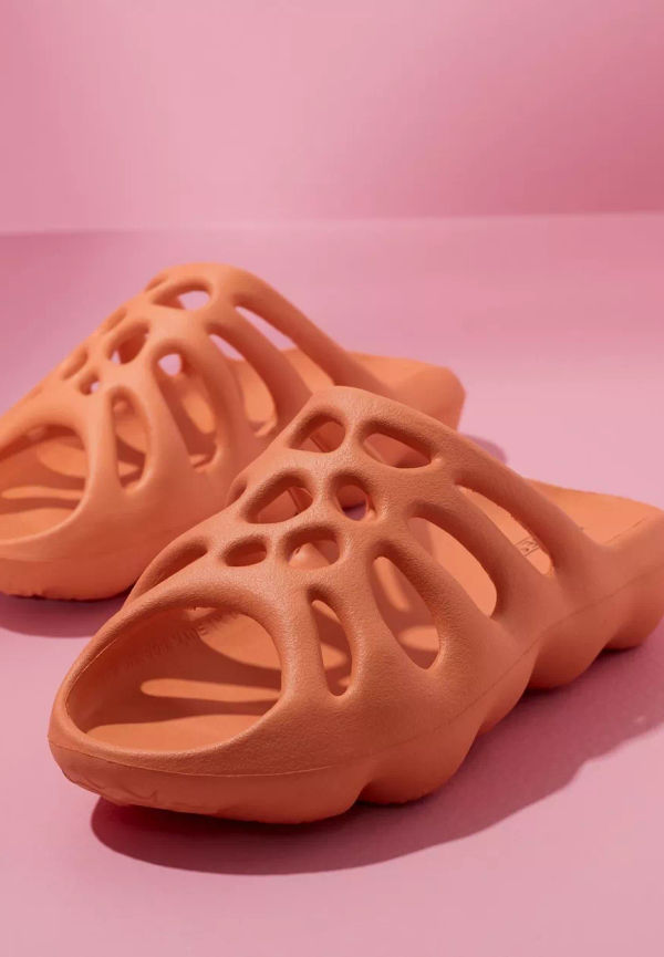 NLY Shoes - Inneskor - Orange - Web Sandal - Flats & Lågskor