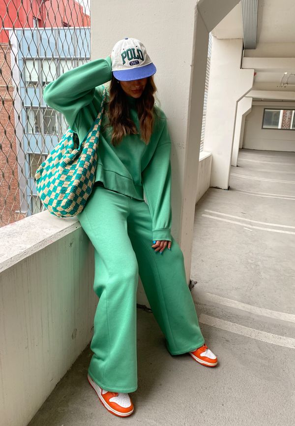 NLY Trend - Byxor & Shorts - Grön - My Best Sweat Pants - Byxor & Shorts