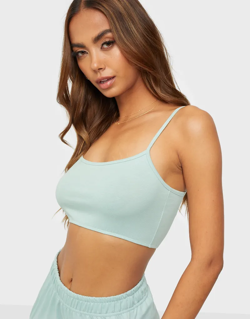NLY Trend - Crop tops - Mint - Basic Strap Bralette - Toppar