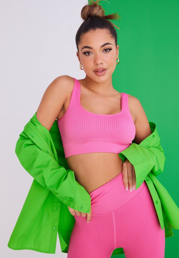 NLY Trend - Crop tops - Rosa - Athletic Seamless Crop Top - Toppar