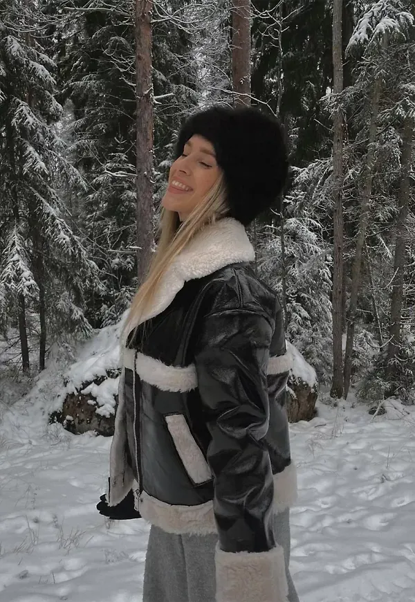 NLY Trend - Jackor - Svart - Sherpa Biker Jacket - Jackor & Kappor - Jackets