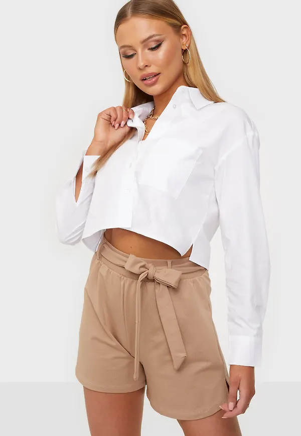 NLY Trend - Shorts - Flirty Tie Shorts - Byxor & Shorts - Shorts