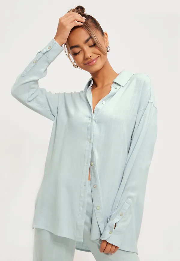 NLY Trend - Skjortor - Everyday Linen Shirt - Blusar & Skjortor - shirts