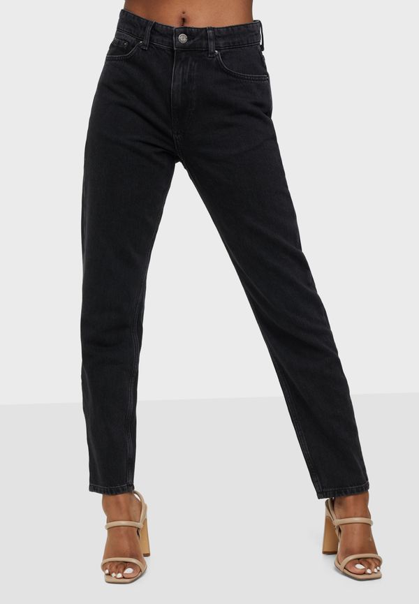 NLY Trend - Straight - Svart - High Waist Vintage Denim - Jeans - Straight