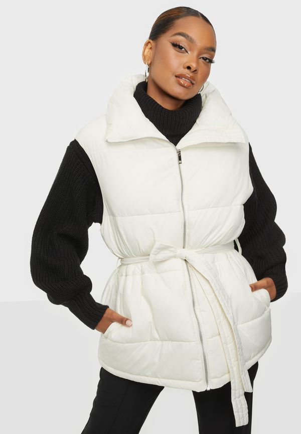 NLY Trend - Västar - Offwhite - Oversize Puffer Vest - Jackor - Vests