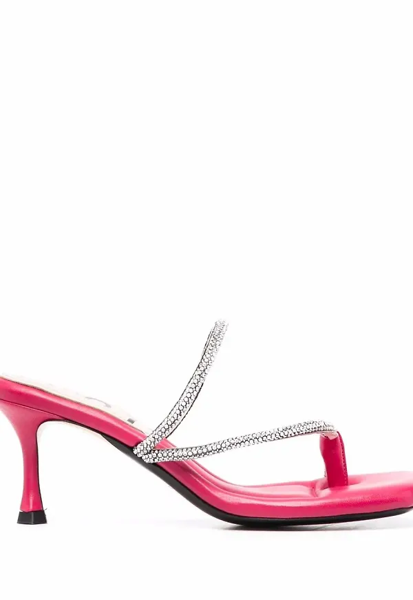 Nº21 slip-ons med strass - Rosa