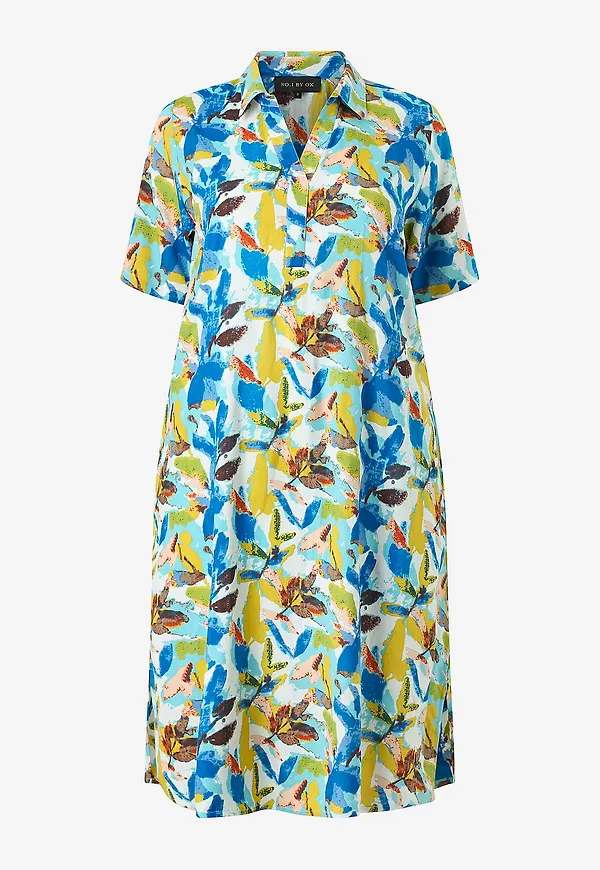 NO. 1 BY OX - Klänning Open Collar - Flerfärgad