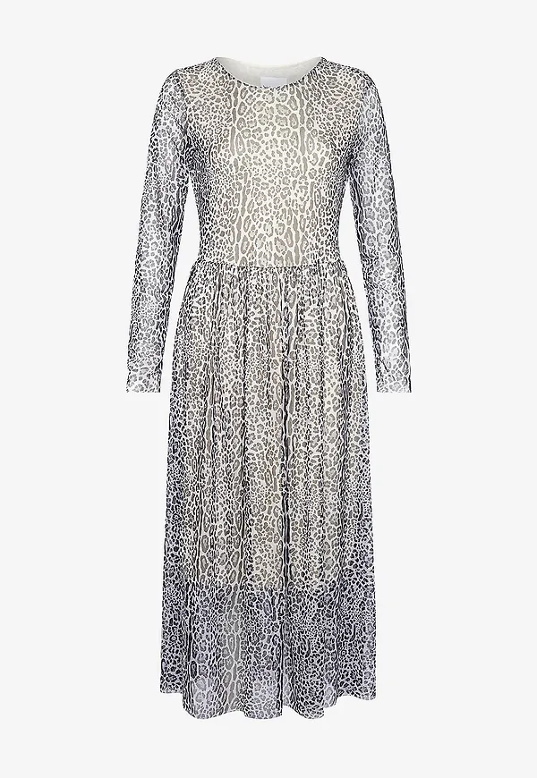 Noella - Klänning Lola Dress Mesh - Vit
