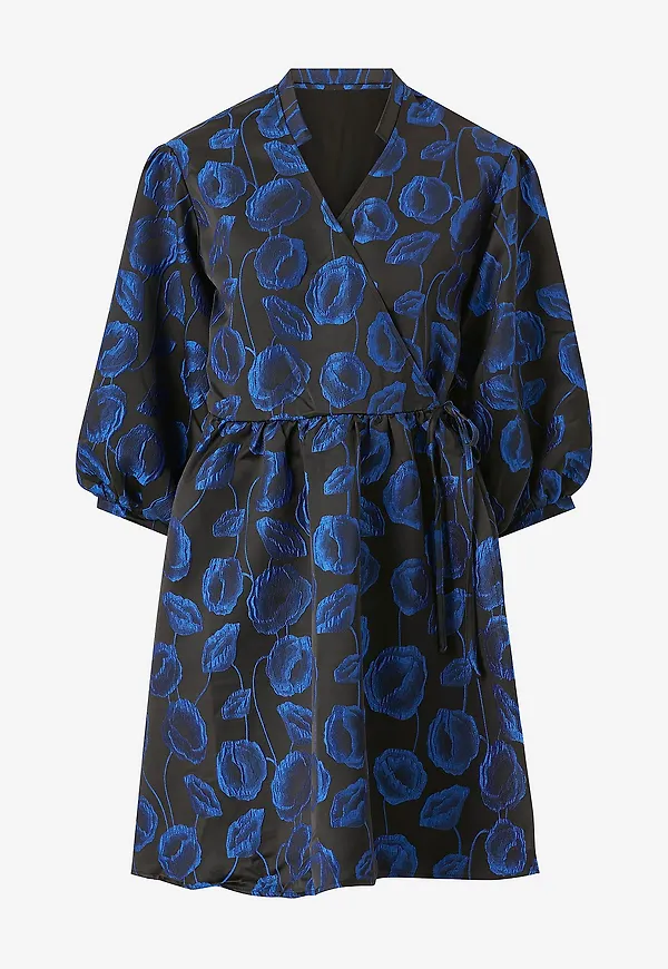 Noella - Klänning Pina Aya Wrap Dress - Blå
