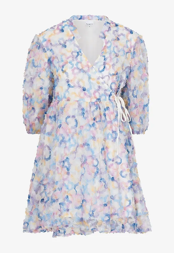 Noella - Omlottklänning Nena Wrap Dress - Flerfärgad