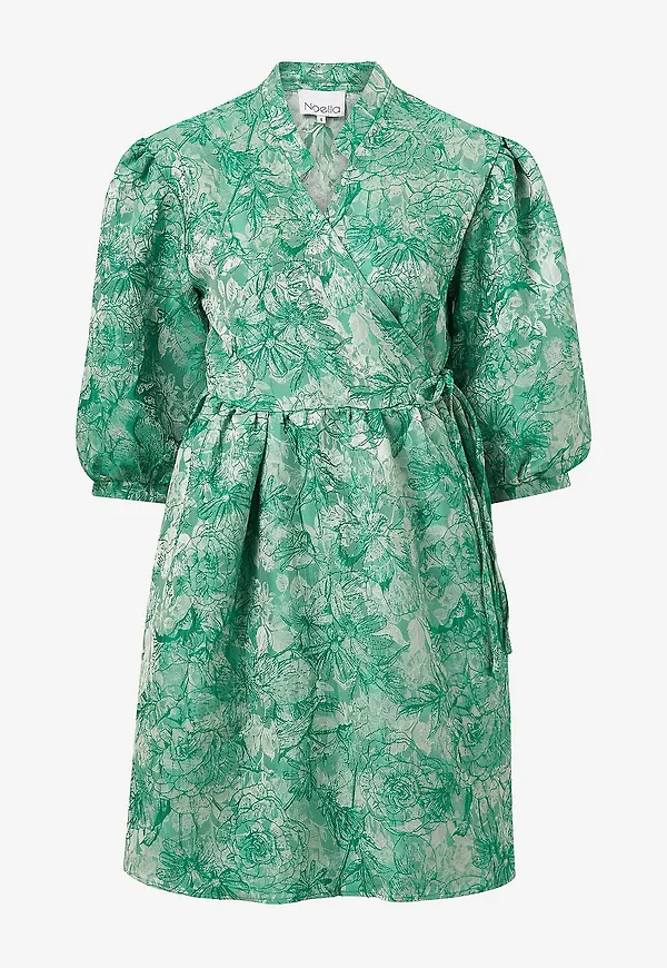 Noella - Omlottklänning Tulip Aida Dress - Grön