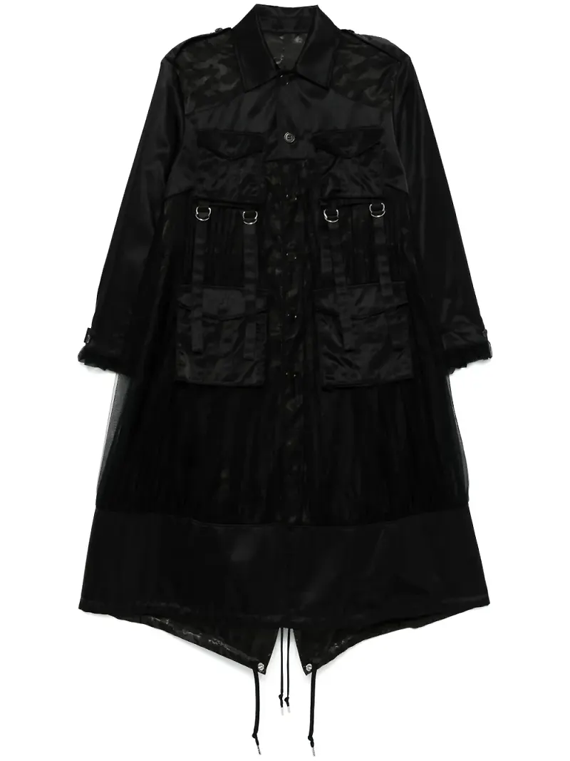 Noir Kei Ninomiya utility-kappa - Svart