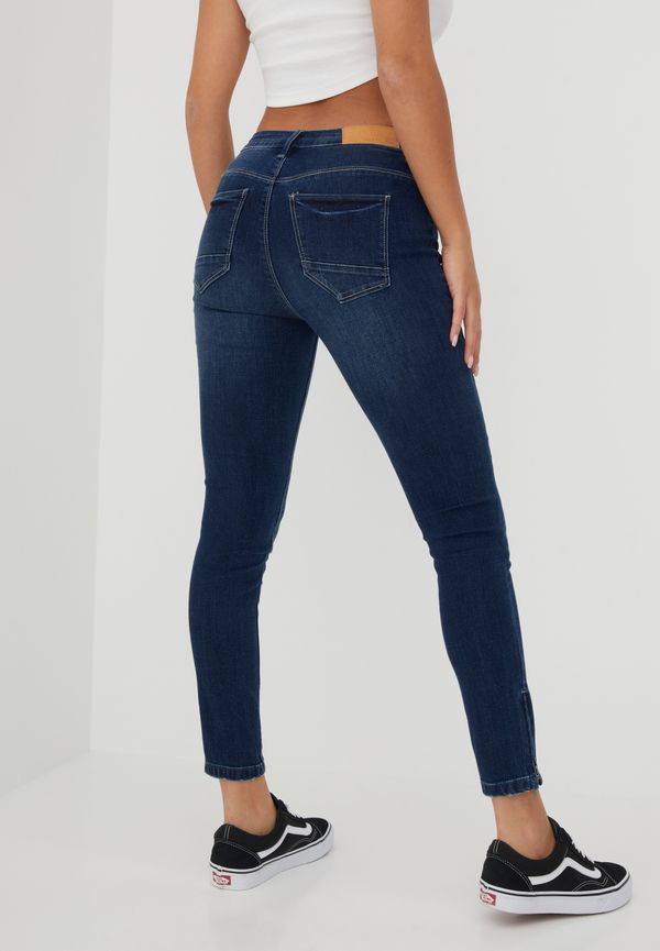 Noisy May - Skinny - Nmkimmy Nw Ank Zip Jeans JT060DB No - Jeans - Skinny jeans