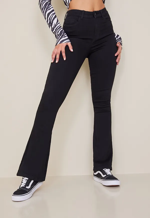 Noisy May - Skinny - Nmsallie Hw Flare Jeans VI023BL Noo - Jeans - Skinny jeans