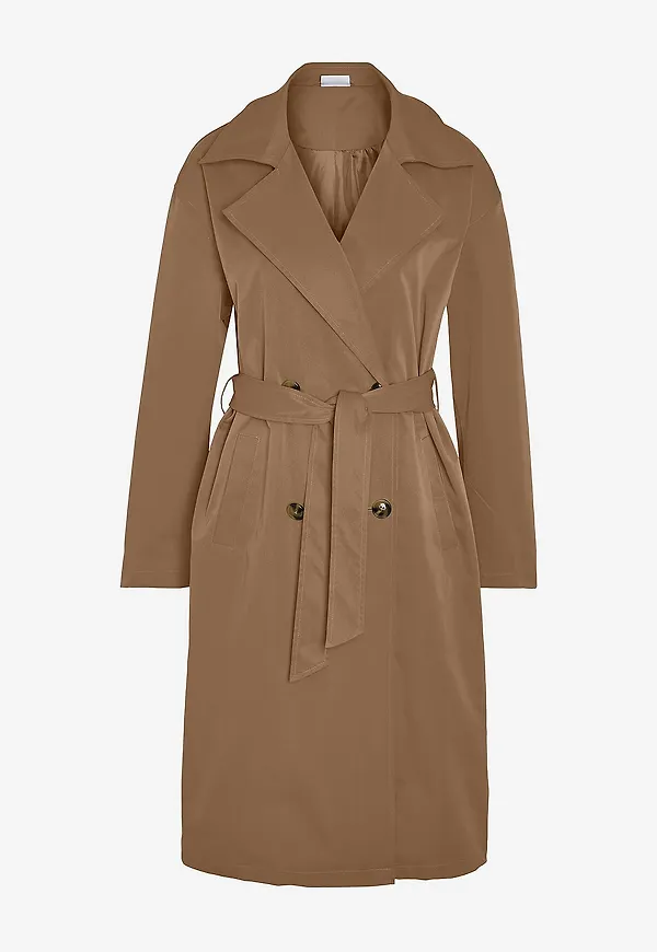 Noisy May - Trenchcoat nmManya L/S - Brun