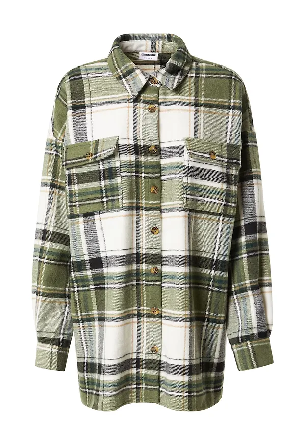 Noisy may Blus 'Flanny' khaki / blandade färger