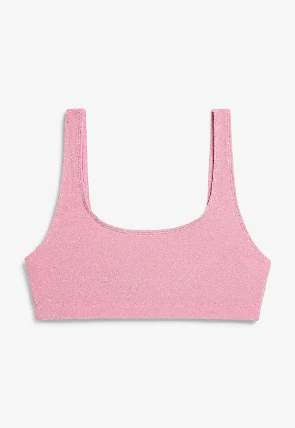 Non-wired bikini top - Pink