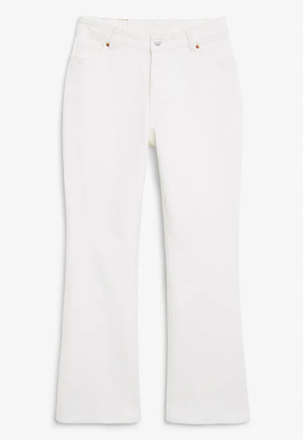 Nori kick flare jeans - White