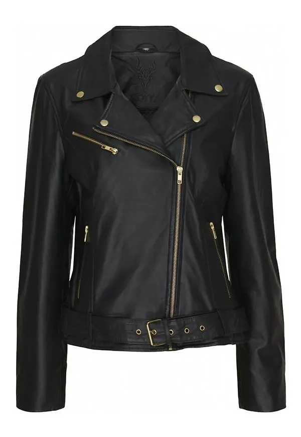 Notyz Biker Jacket 11030 Svart, Dam