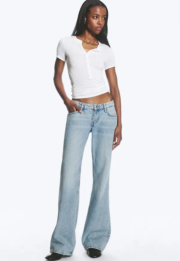 Nova Low Rise Slim Bootcut Jeans