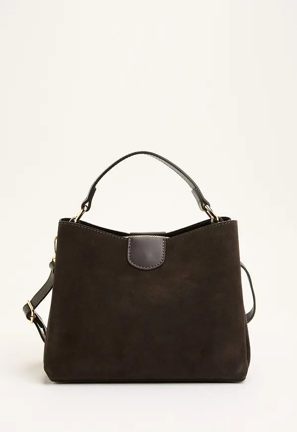 Novara Suede Handbag