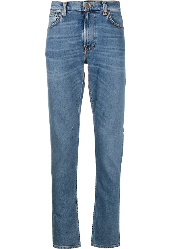 Nudie Jeans Lean Dean straight-jeans - Blå
