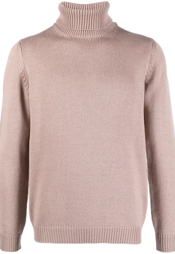 Nuur tröja med hög krage - Rosa