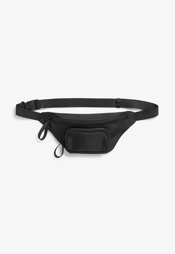 Nylon fanny pack - Black