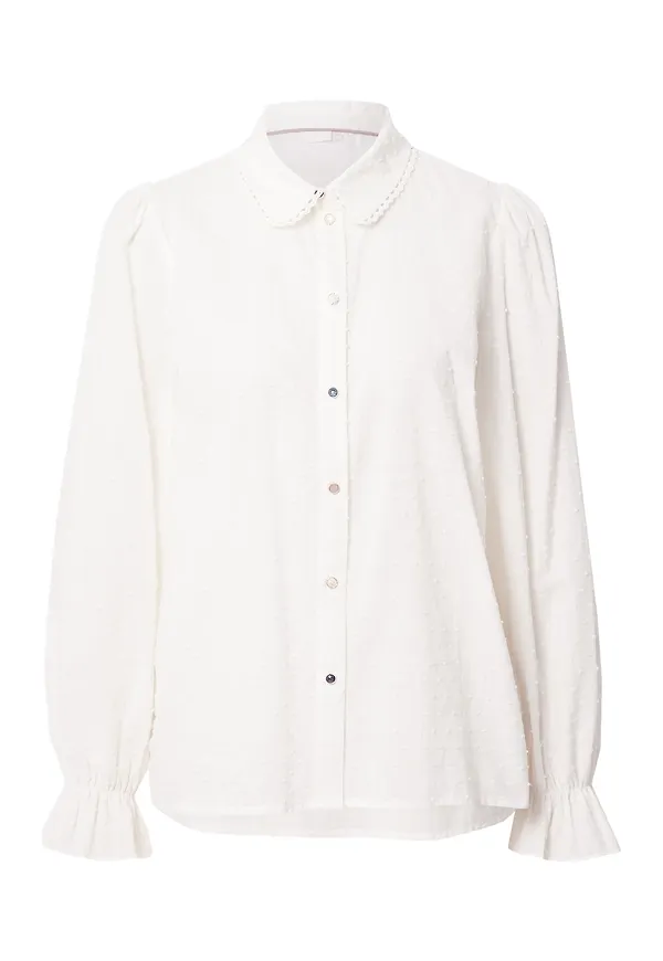 NÜMPH Blus 'Elka' vit