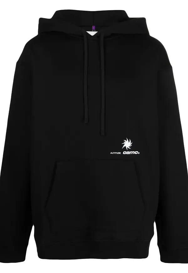 OAMC huvtröja med logotyp - Svart