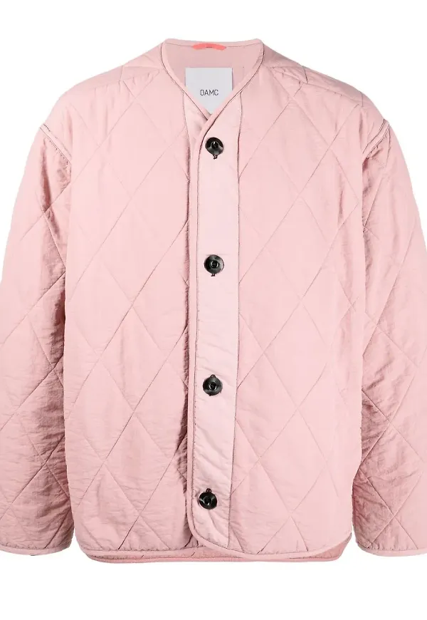 OAMC quiltad jacka - Rosa