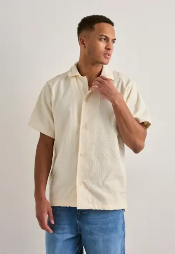 OAS Cuba Terry Shirt Kortärmade skjortor Beige