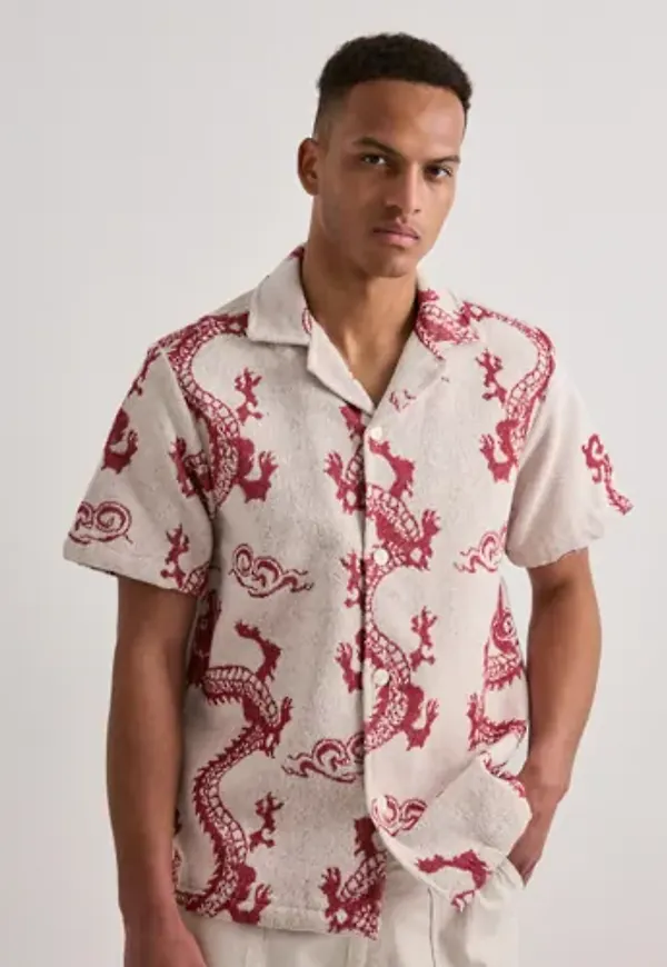 OAS Nimbus Cuba Shirt Kortärmade skjortor Röd